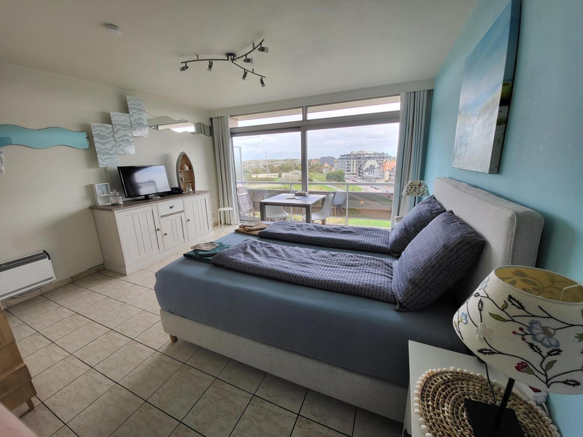 Studio With Sea View And Panoramic View In Bredene Extérieur photo