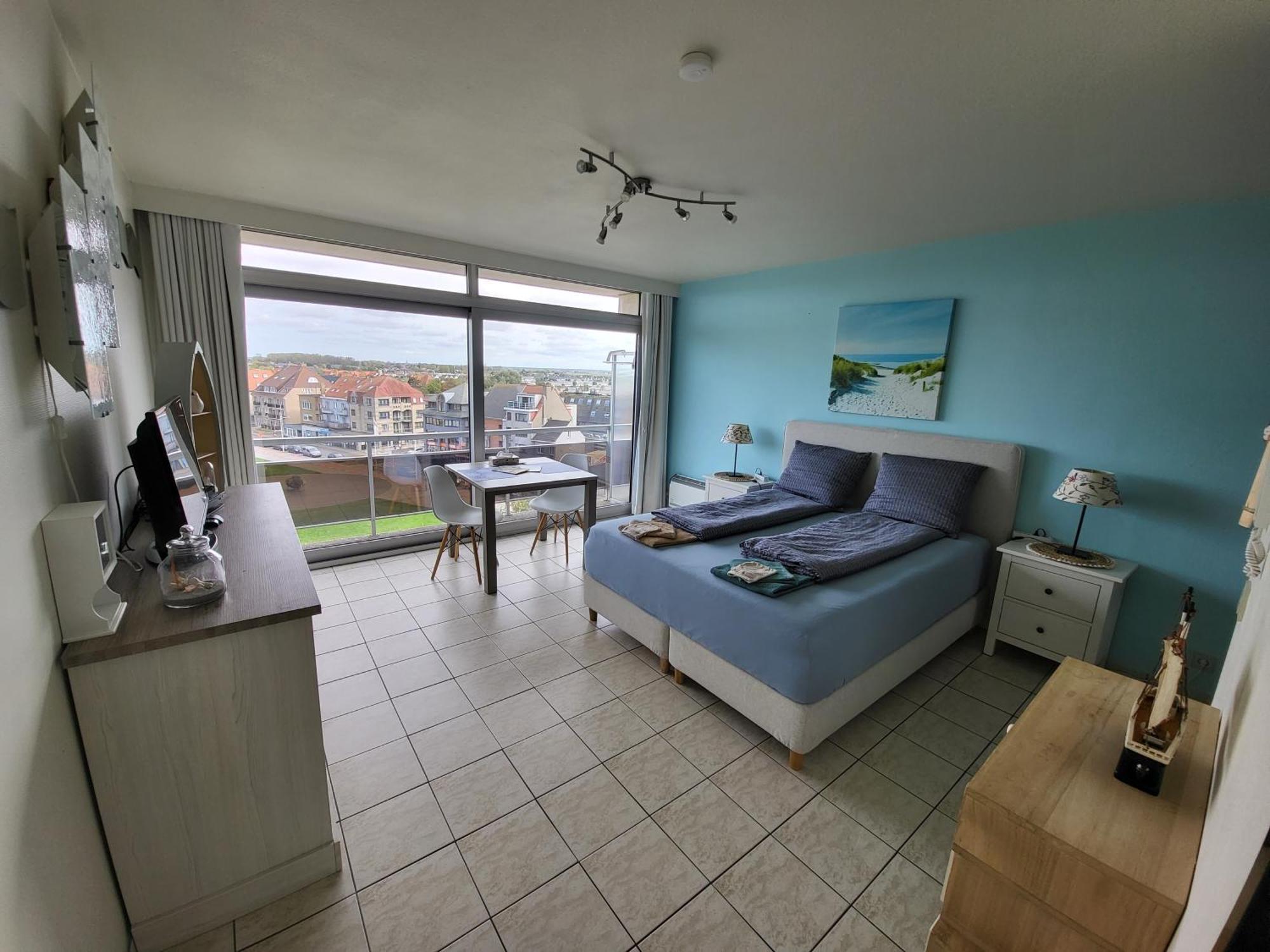 Studio With Sea View And Panoramic View In Bredene Extérieur photo